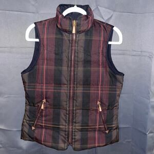 Lauren Ralph Lauren Roe Estate Tartan Plaid Quilted Vest women’s size m reversi